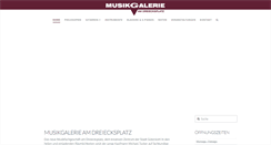 Desktop Screenshot of musikgalerie.com