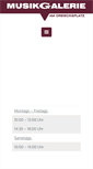 Mobile Screenshot of musikgalerie.com