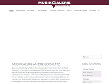 Tablet Screenshot of musikgalerie.com